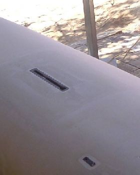 bottom and deck before glassing