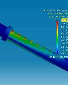 ANSYS mast extension across