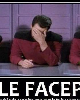 Triple facePalm
