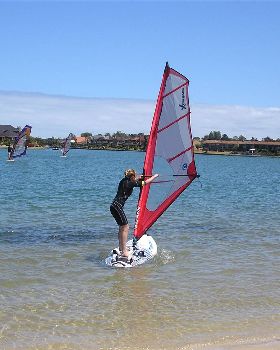 Family Day at West LAkes - not a wave in sight