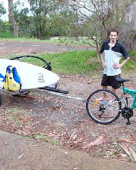 my windsurfing ride