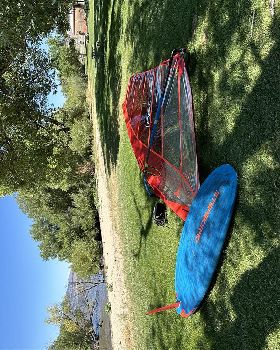 Windsurfing Washoe Lake