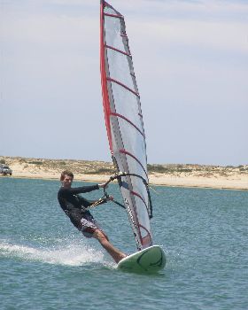 Me at the Murray Mouth on the 21st of December