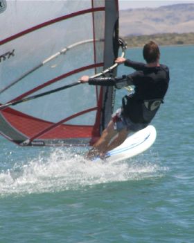 Me at the Murray Mouth on the 21st of December