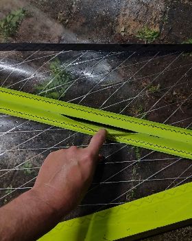 Torn batten pocket