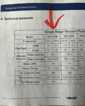 Vaccuum Pump VE115N 01