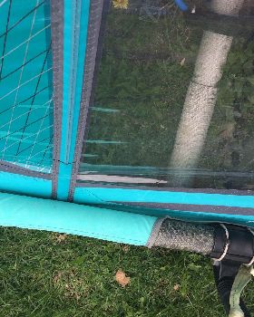 No rotation Batten behind mast