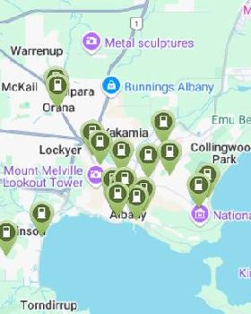 Albany EV chargers.