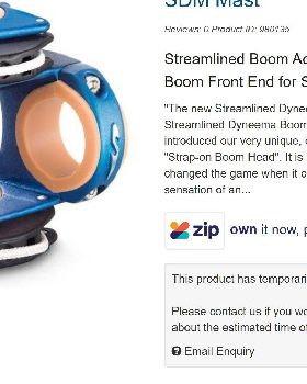 Streamline boom clamp