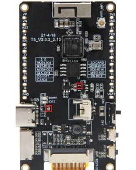lilygo T5 5V input