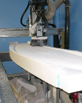 OES SR105  being CNC milled