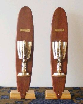 Split cup trophies for GTC winter challenge, winners the Demons and the Crew