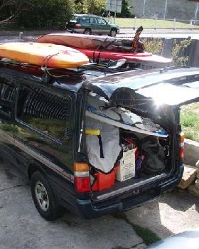 van loaded