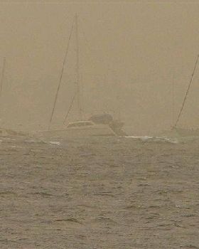 dust storm gale at Belmont