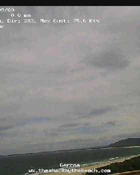 76 knots @ Gerroa!