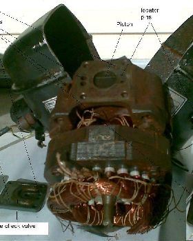 Fridge compressor dissected