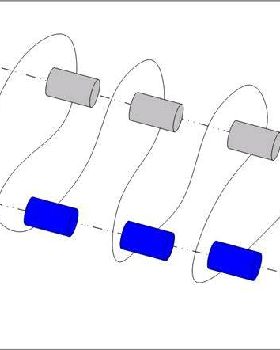 looping downhaul through a pulley