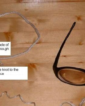 securing glasses