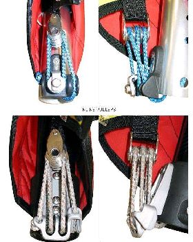 downhaul pulleys