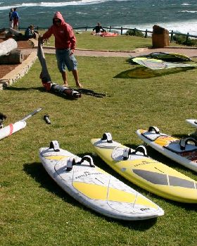 Patrick Diethelm Board range - testing day