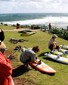 Patrick Diethelm Board range - testing day