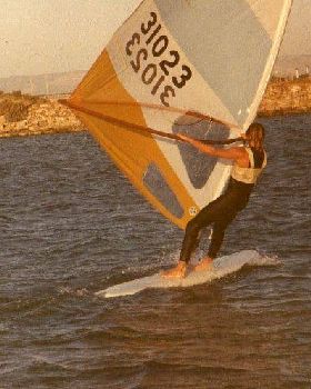 old school windsurfing photos