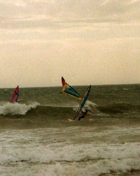 old school windsurfing photos