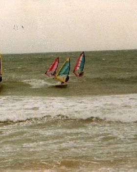 old school windsurfing photos
