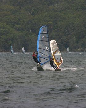 8 year old alex and dad,25 knots