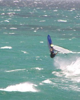 Was so windy occasionally resembling a wave event than slalom.