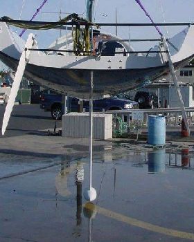 Twin rudder set up
