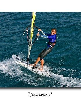 World Champion windsurfer "Justinya" training in Margaret River!
