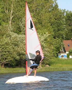 Railride on a Starboard SUP
