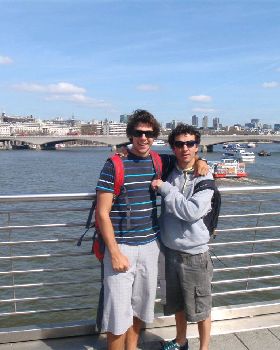 In London on one of the few heat waves!