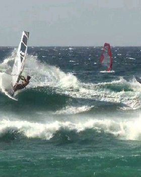 Joel Ryan and James Toth party wave
