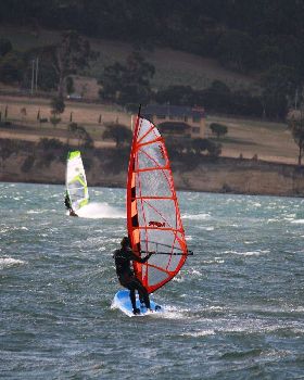 Justin - 30 knots on a start board