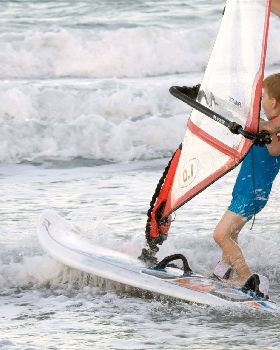Aston windsurfing
