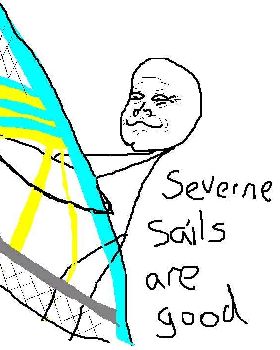 Severne sails are good