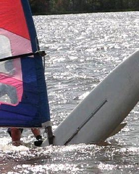 Flaring the board stern-first