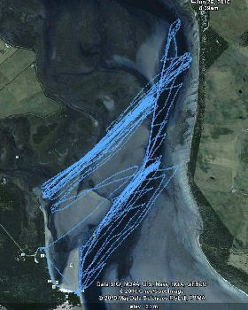 freezing cold winter Nor Westerly session at the PiT