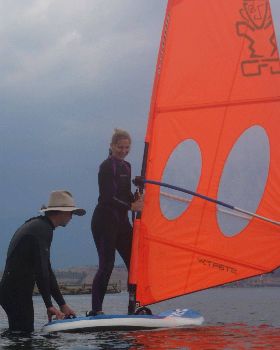 Learn to windsurf
