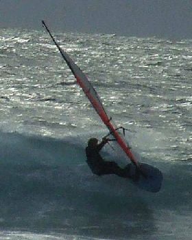 cold windy winter front Slip Slop Slap Riders  JB and Langy squeezed a session  between showers