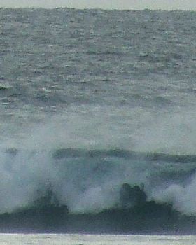 cold windy down south  winter front Slip Slop Slap Riders  JB and Langy squeezed a session in betwee