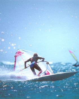 Lancelin 1990 andres laydown gybe