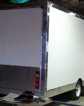 large enclosed cool trailer