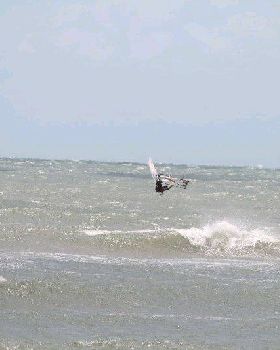 afternoon session gusts to 45knots