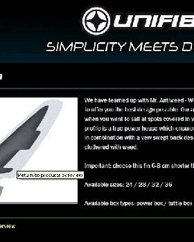 Unifiber Anti Weed Fin