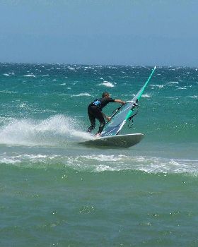 Chris another bottom turn