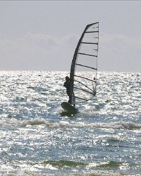 Trying to avoid the sand bar