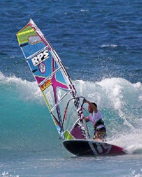 small swell and light winds so far